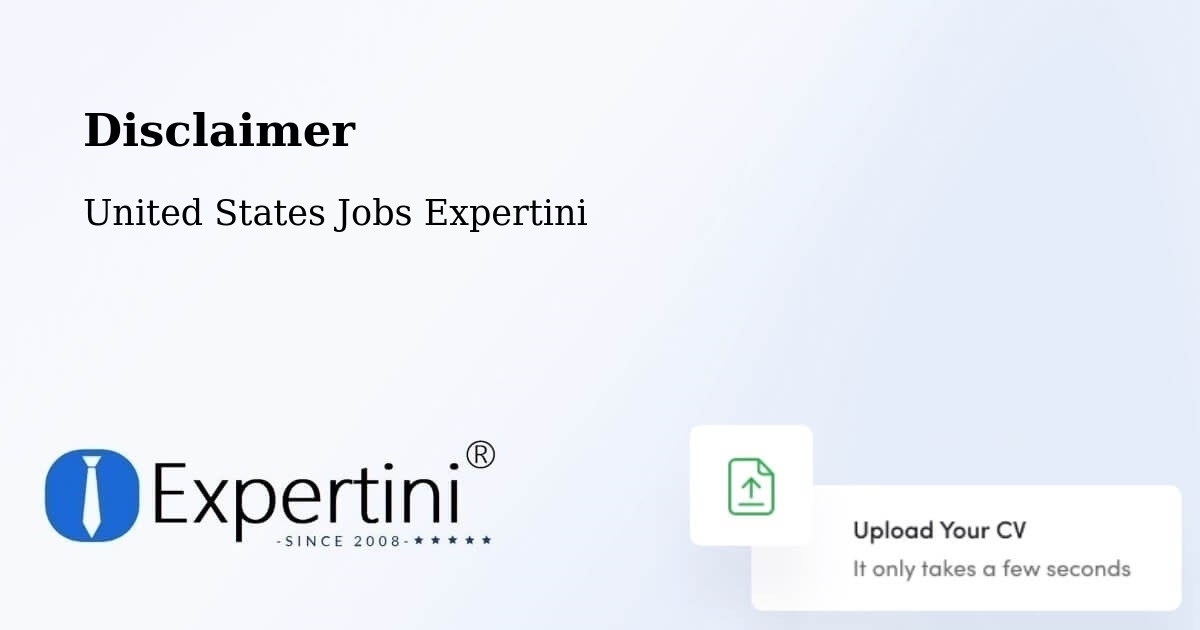 Disclaimer – Sandusky - United States Jobs Expertini